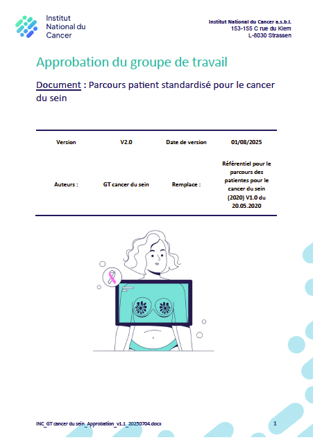 Approbation du parcours du cancer du sein (2025)